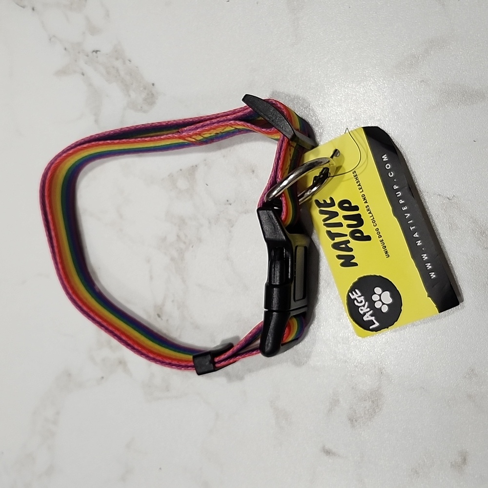 Native Pup Rainbow Dog Collar
